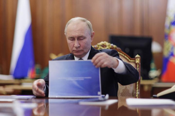 El presidente de Rusia, Vladimir Putin, en una imagen reciente.