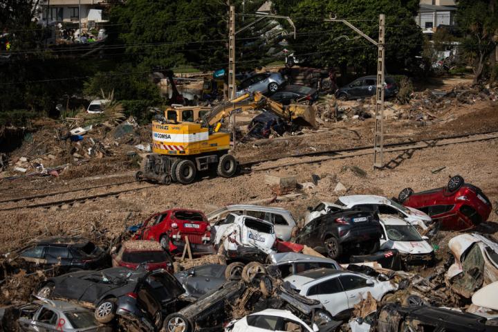 Rastro de destrucción de la DANA en Alfafar