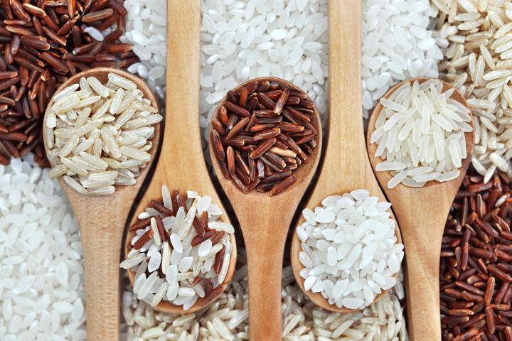 Distintos tipos de arroz.