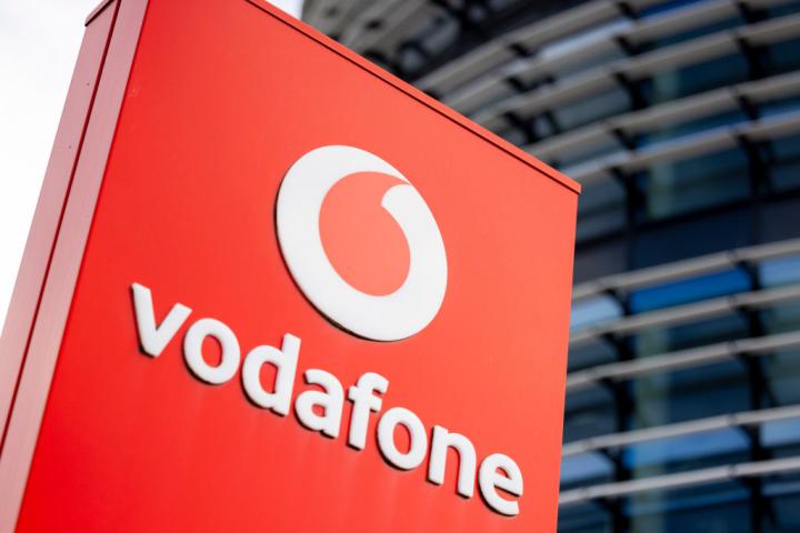 El logo de Vodafone