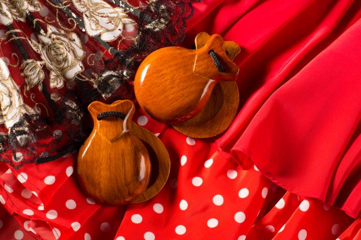 Imagen de archivo de unas castañuelas.