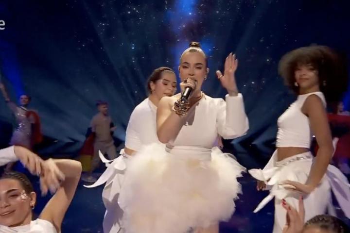 María Isabel, en el 'opening' de Eurovisión Junior 2024.