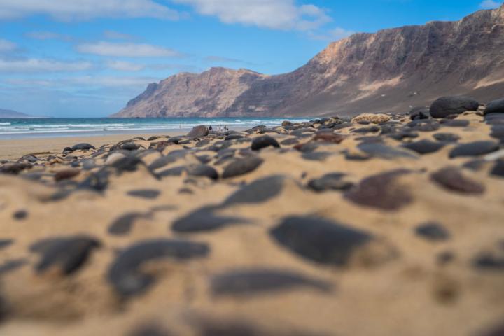 Playa de Famara, en Lanzarote