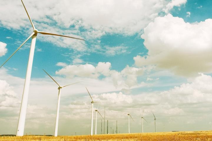 Parque eólico en Teruel
