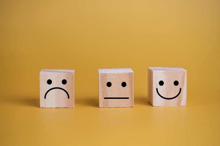 Representación de distintas emociones.