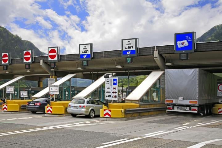 Imagen de un peaje en Inglaterra.