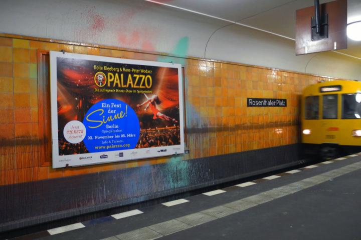 Uno de los andenes de la estación de Rosenthaler Platz