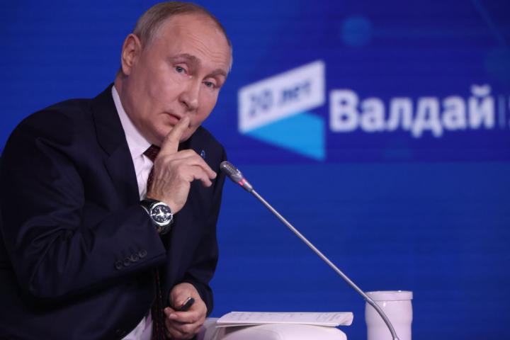 Vladimir Putin, en un acto reciente