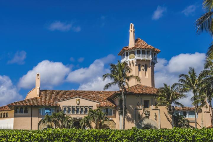 La mansión de Mar-a-Lago, residencia habitual de Donald Trump.