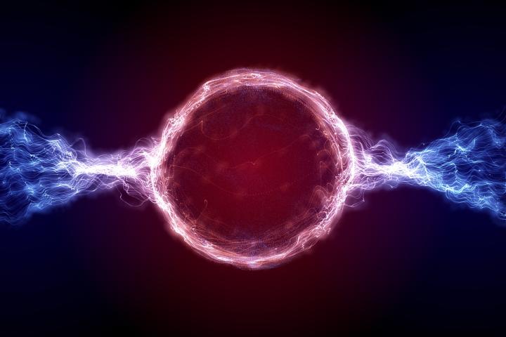 Ilustración de flujo de plasma.