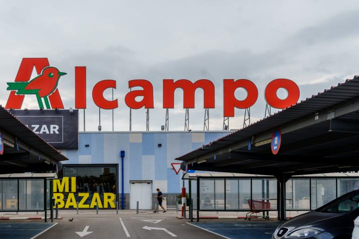 Un supermercado de la cadena Alcampo en Barcelona.