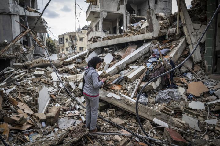 Las familias libanesas, después del alto al fuego, empiezan a volver al sur del país