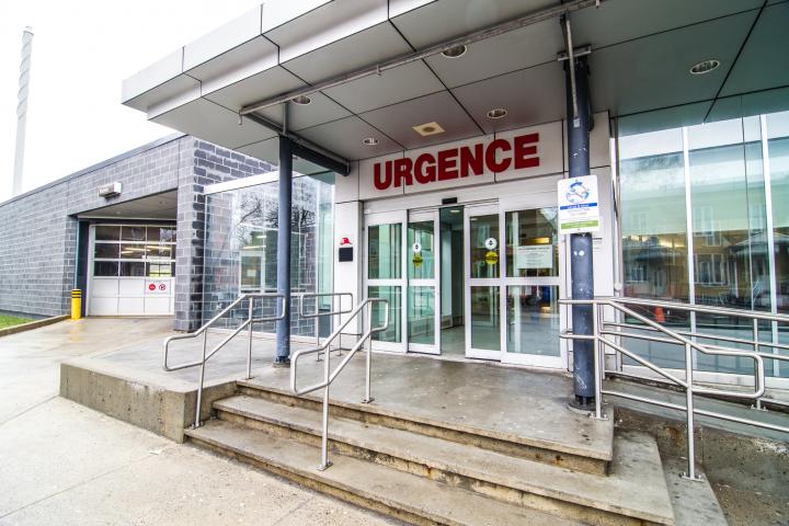 Entrada de Urgencias de un hospital francés.