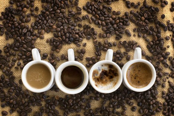 Café de distintos tipos.