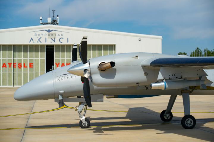 El dron de fabricación turca Bayraktar Akinci, en una imagen de archivo