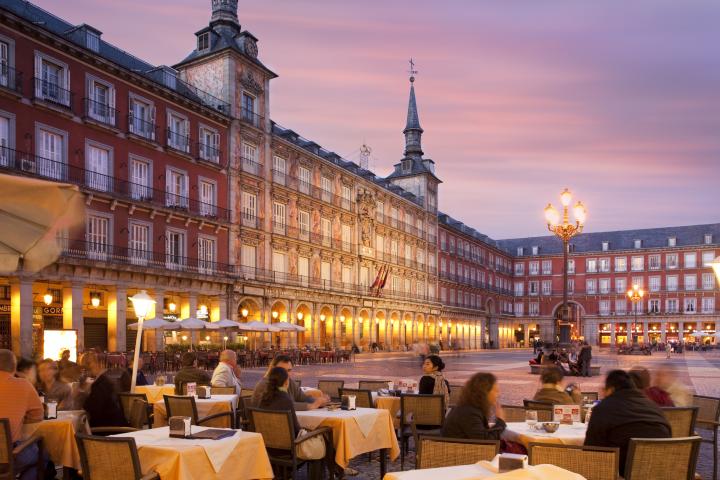 Imagen de archivo de la Plaza Mayor de Madrid.