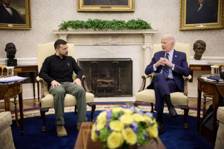 Zelenski y Joe Biden en un encuentro reciente en la Casa Blanca.