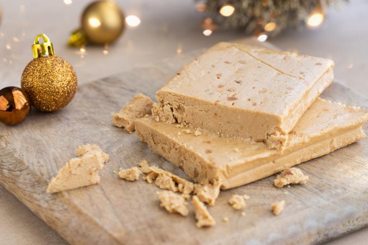 Imagen de archivo de turrón blando.