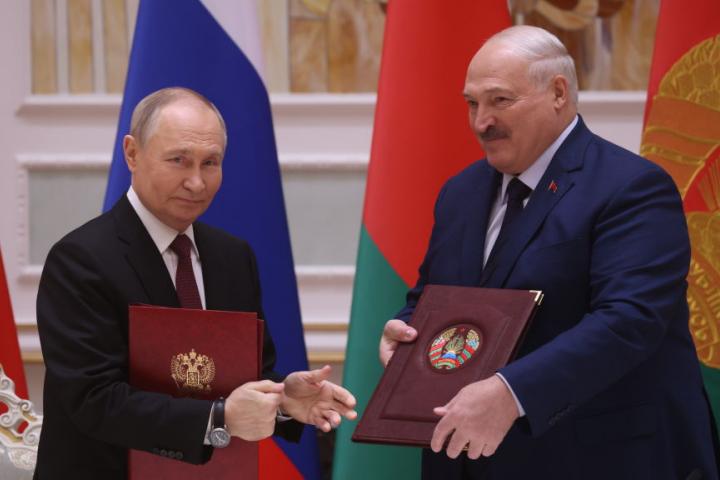 Putin y Lukashenko presentan su acuerdo