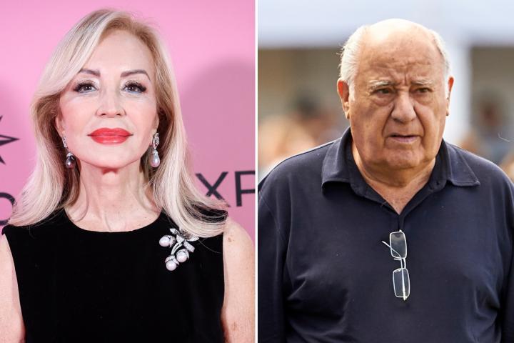 Carmen Lomana y Amancio Ortega