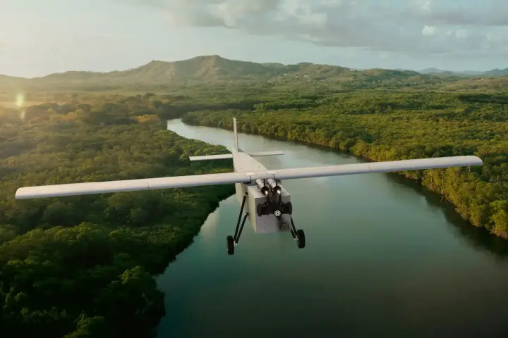 El dron Lord en pleno vuelo.