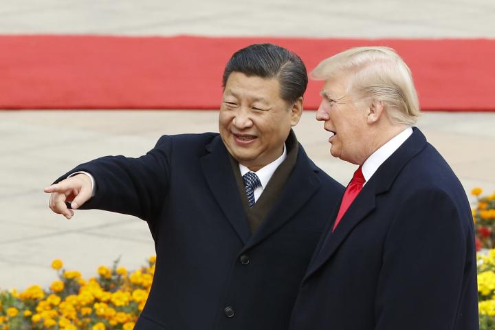 Foto de archivo del presidente de China, Xi Jimnping, y el presidente electo de EEUU, Donald Trump, en noviembre de 2017.