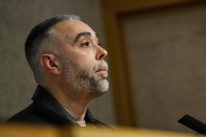 Rubén Sánchez, secretario general de Facua, en la presentación de su libro en Madrid.