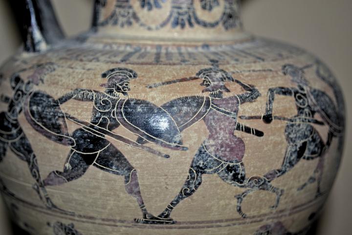 Una ánfora, en una imagen de archivo