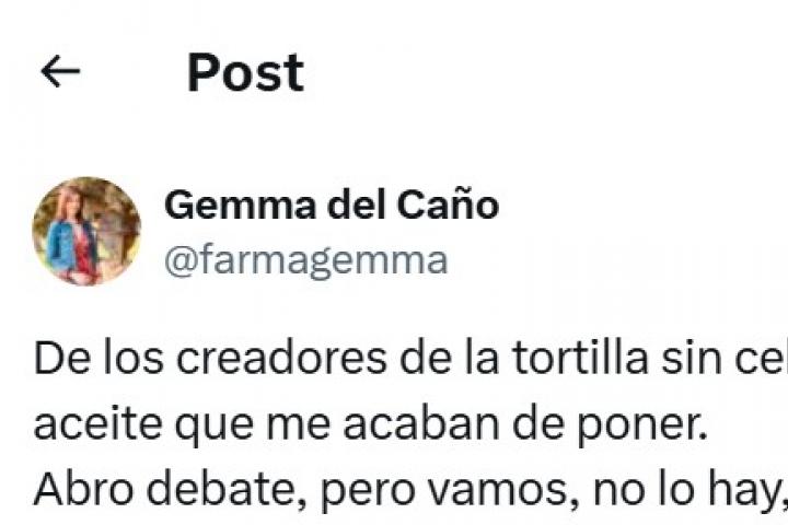 El tuit de Gemma del Caño