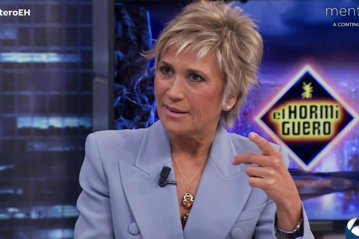 La periodista Julia Otero en una de sus visitas a 'El Hormiguero'.