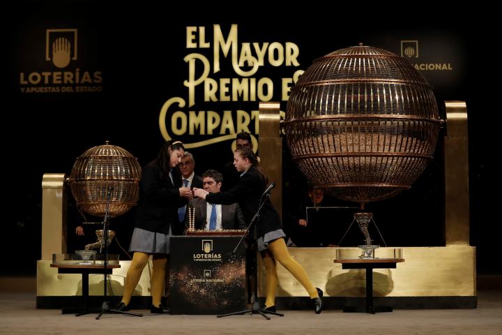 Imagen de archivo de la Lotería de Navidad.