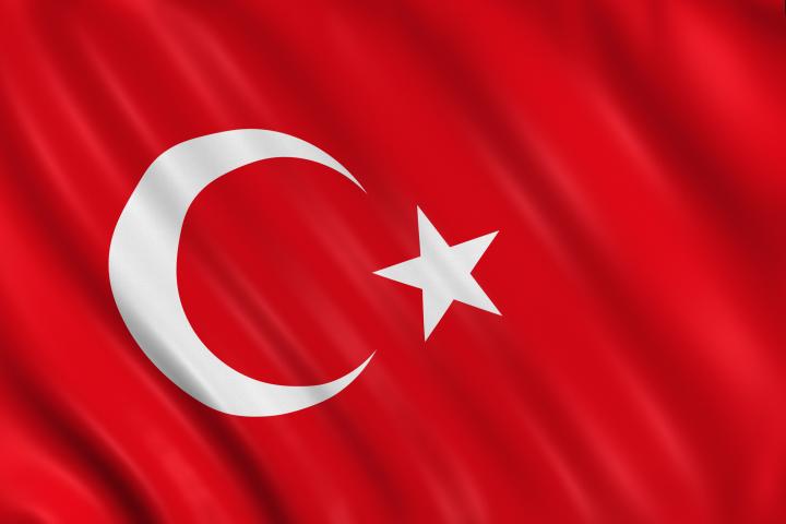 La bandera de Turquía