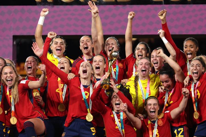 La selección celebra el éxito en el último Mundial