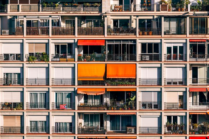 Una comunidad de vecinos en Barcelona.