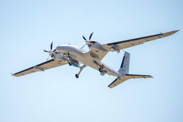 El dron Bayraktar Akinci, en una imagen de archivo
