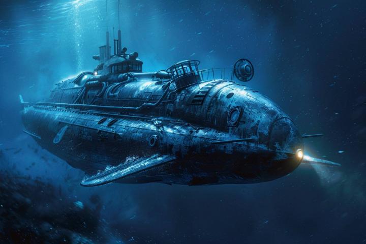 Submarino perdido en el hielo