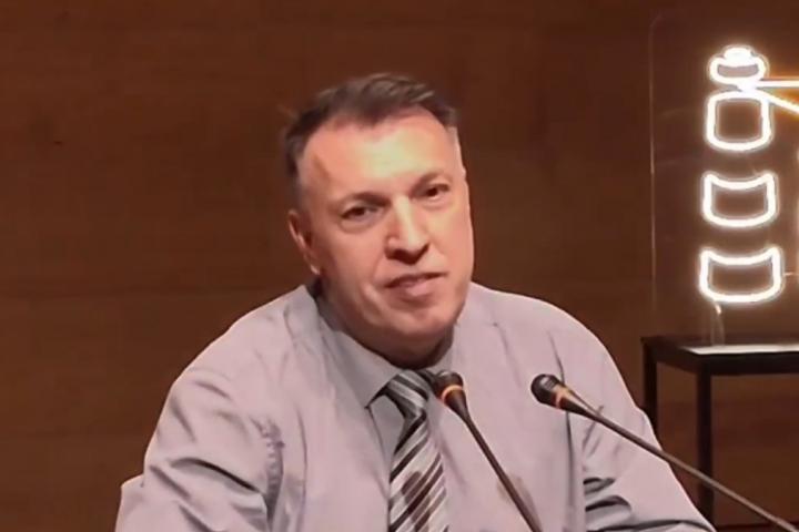 El juez Joaquim Bosch, en un acto organizado por el Ayuntamiento de Cullera.