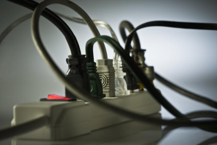 Imagen de una regleta eléctrica.