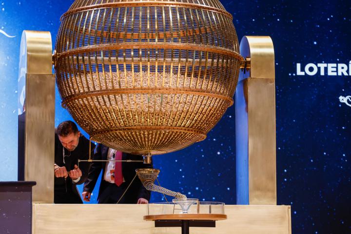 Sorteo de la Lotería de Navidad.