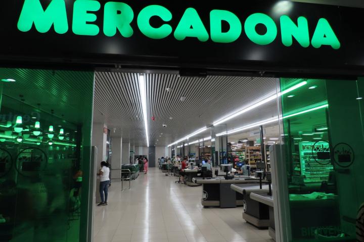 Entrada de un Mercadona en la Comunidad de Madrid