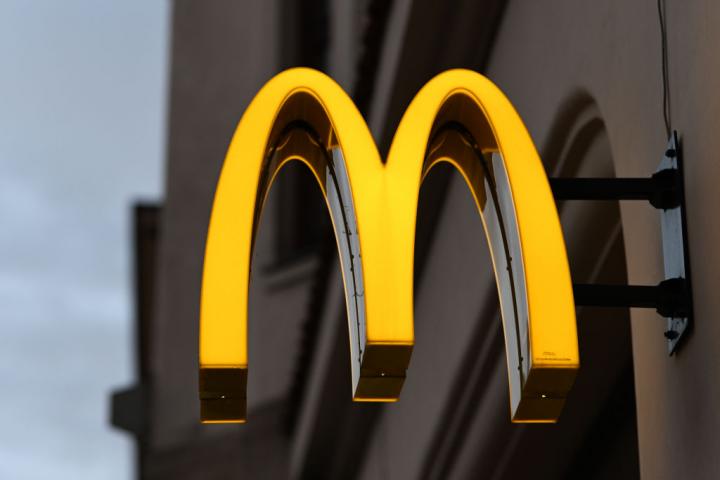 Logo de un restaurante de McDonald's