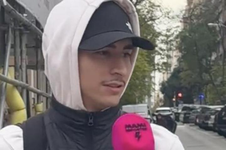 El protagonista del vídeo que se ha hecho viral en TikTok.