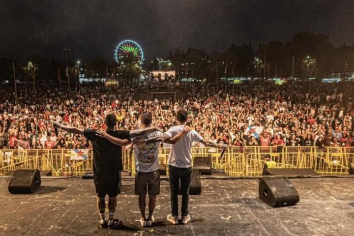 Los Chikos del Maíz en Festa do Avante el pasado mes de septiembre.