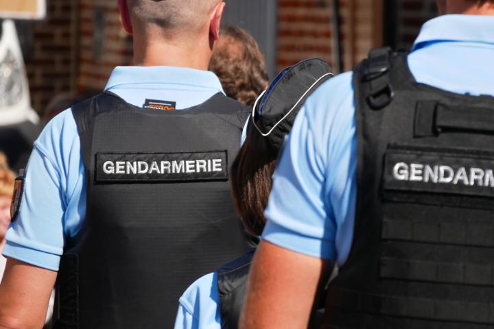 Imagen de archivo de varios agentes de la Gendarmería francesa.