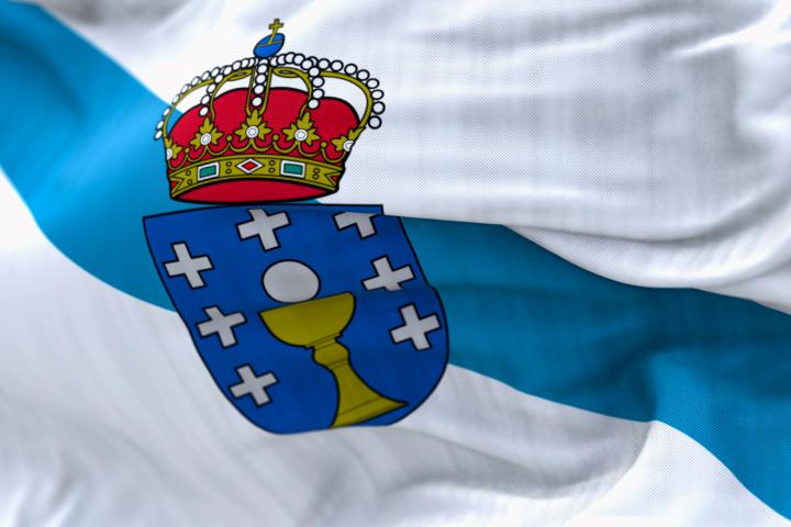 Bandera de Galicia.