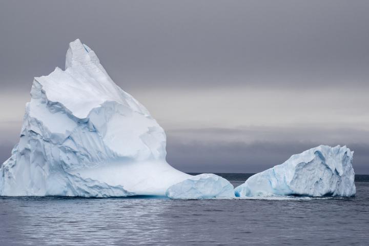 Imagen de archivo de un iceberg.