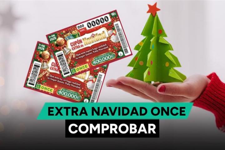 Resultados del Cupón Extra de Navidad de la ONCE 2025.