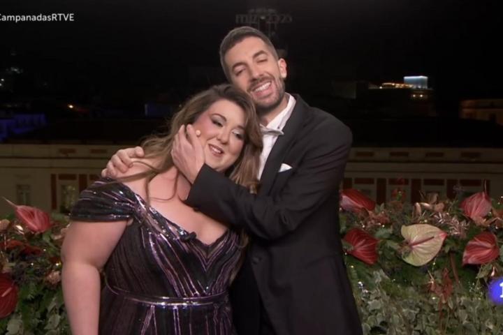 David Broncano y Lalachus en las Campanadas de La 1.