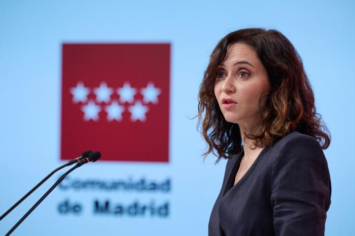 Foto de archivo de la presidenta de la Comunidad de Madrid, Isabel Díaz Ayuso.