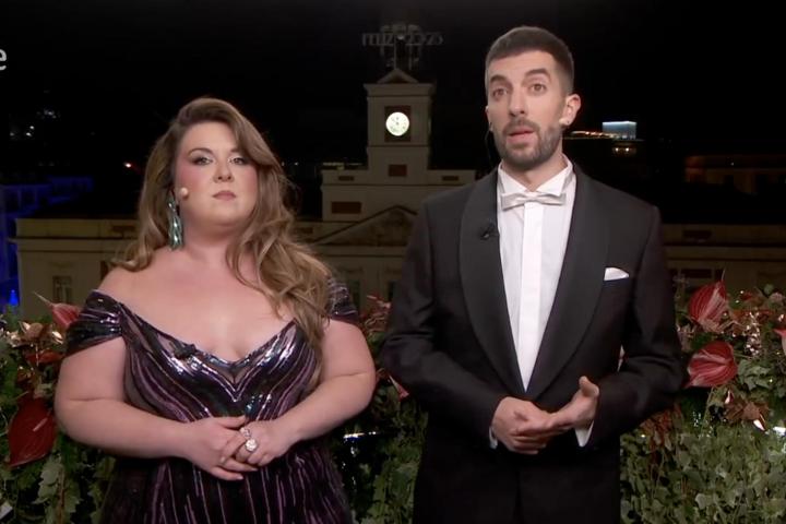 David Broncano y Lalachus, en las Campanadas de La 1.